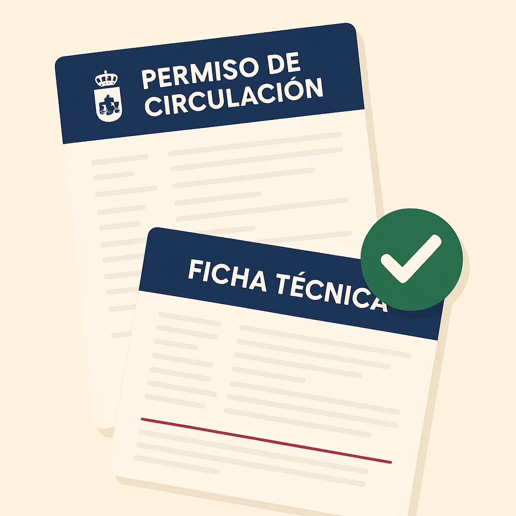 Permiso de circulación y ficha técnica, los dos documentos necesarios para la ITV